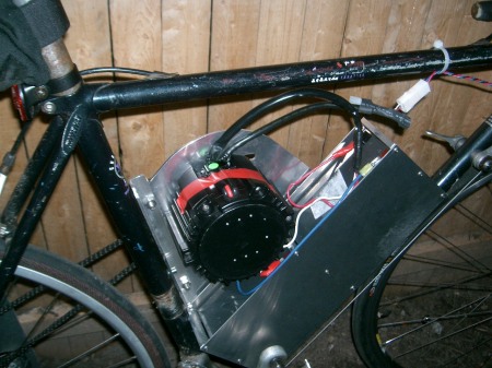 electric bike - motor side detail